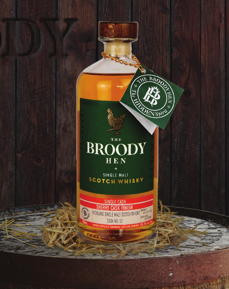 Sherry cask finish bottling pictured in the 2022 brochure; not a statement of current product specifications or availability.